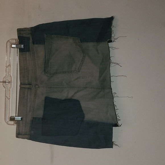 EXPRESS Multi-Color Denim Skirt Size 12 - Picture 6 of 10